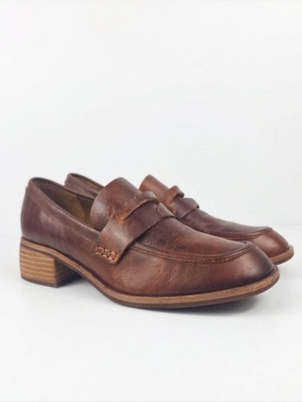 Kork-Ease Keegan Brown Leather Women's Loafers Size‎ 9.5
